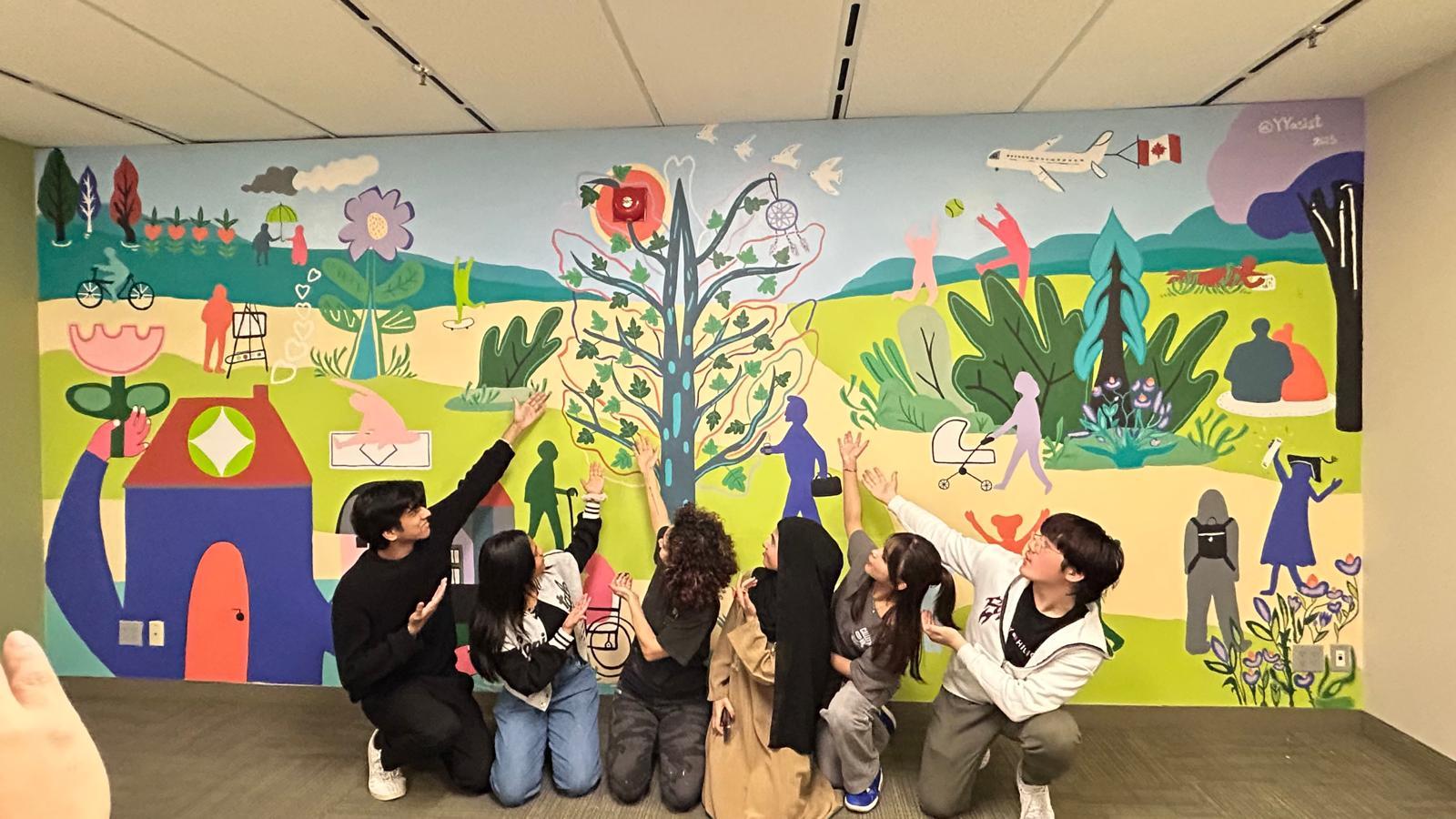 Mural Art Project 2025 with Youth Volunteers